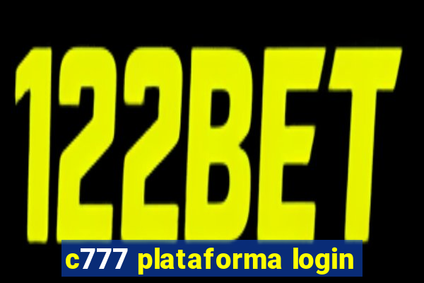 c777 plataforma login